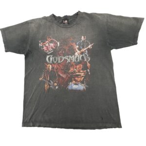 Vintage 2001 Godsmack Smack This Tour T Shirt Giant Tag Thrashed Distressed Fade