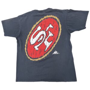 Vintage 90s Apex One San Francisco 49ers T Shirt Large Single Stitch USA NFL Red