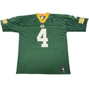 2004 Y2K Vintage Reebok Brett Favre Green Bay Packers NFL Football Jersey Green