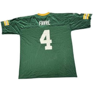 2004 Y2K Vintage Reebok Brett Favre Green Bay Packers NFL Football Jersey Green