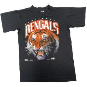 90s VTG Salem Sportswear Cincinnati Bengals Animal Series Tiger USA Single Stitch