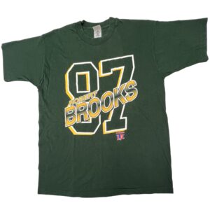 90s Vintage Green Bay Packers Robert Brooks #87 T-Shirt XL Single Stitch NFL