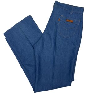Vtg 1980 Levi's Orange Tab Flare Jeans 36x32 Made USA Mint 70s Movin' On Denim