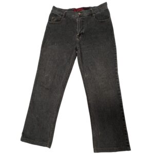 90s VTG Levi's 505 Charcoal Gray Wash Jeans W30 L34 Black Faded Denim USA Mint