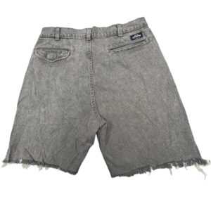 Vintage 90s Levi's SilverTab Denim Jorts Gray Baggy Cut Off Shorts Skater Y2K