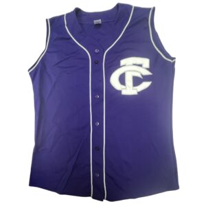 90s Vintage Russell Athletic Purple Baseball Jersey Women's L Team #6 USA Jersey