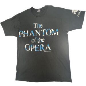 Vintage 90s Phantom of the Opera Chicago Musical T Shirt XL Fruit Loom USA