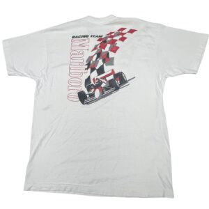 Vintage 90s Marlboro Racing Team Pocket Tee Formula 1 IndyCar Single Stitch