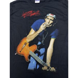Keith Richards Japan Relief T Shirt 2011 Rolling Stones Hanes Heavyweight L Tee