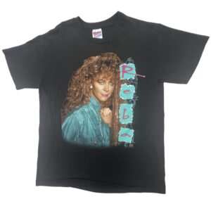 90s VTG Reba McEntire Tour T Shirt L Single Stitch Hanes Ultraweight Country USA