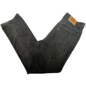Vintage 1997 Levi's 506 Orange Tab Jeans Washed Black Made in Canada 34x32 Mint