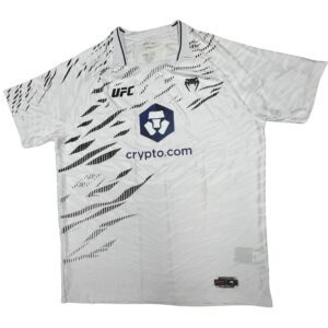 UFC Fusion by Venum Fight Night Walkout Jersey White Authentic Crypto.com Shirt