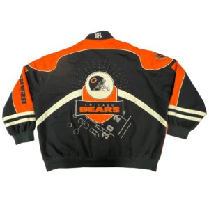 Vintage Chicago Bears NFL Jacket 6XL Playbook Spellout Embroidered Football coat