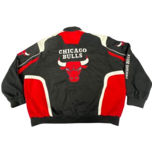 G-III Vintage Chicago Bulls NBA Heavy Cotton Jacket 6XL Big Carl Banks Spellout