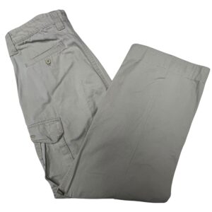 Vintage Y2K On The Brink OTB Cargo Pants 34x30 Beige Baggy Wide Leg Skate