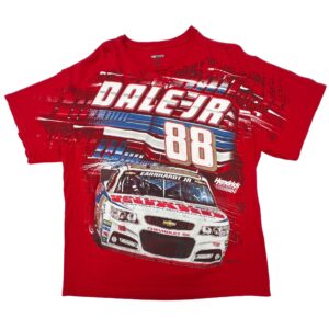Vintage Y2K Dale Earnhardt Jr #88 National Guard NASCAR Tee XL Red Hendrick MINT