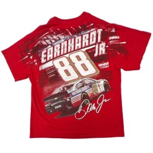 Vintage Y2K Dale Earnhardt Jr #88 National Guard NASCAR Tee XL Red Hendrick MINT