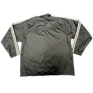 NWT 00s Vintage Adidas National Windbreaker Jacket Black White 3 Stripe Y2K 2006