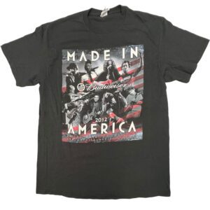 VTG 2012 Budweiser Made In America Festival T-Shirt Mens L Delta Tag Jay-Z Promo