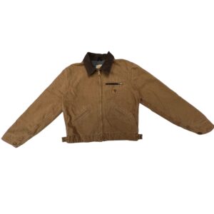 Vintage Carhartt YYJ97 BRN Detroit Jacket Youth L 10/12 Brown USA Y2K Workwear