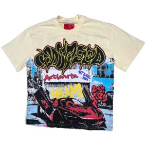 Godspeed NY Artlanta Miami Art Basel Tee Cream Medium #215/555 Limited Boxy MINT