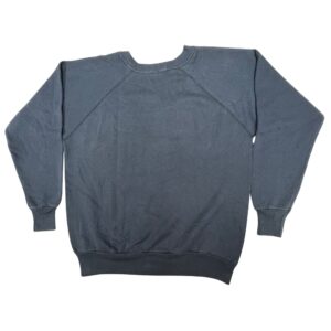 90s Vintage Notre Dame Fighting Irish Puff Print Raglan Crewneck Sweatshirt Navy