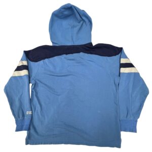 Vintage CCM Pittsburgh Penguins Lace Up Jersey Hoodie Powder Blue Large NHL Y2K