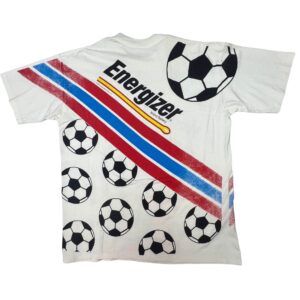 90s Vintage World Cup USA Energizer Bunny T Shirt All Over Print USA Made 91/93