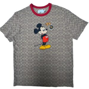 COACH x Disney WDW 50th Anniversary Mickey Ringer Tee C9480 Tan Monogram M