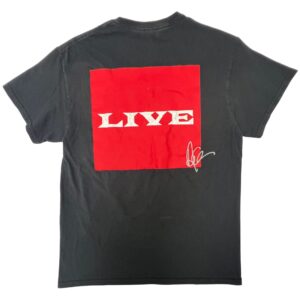Drake Scorpion Tour 2018 Shirt M Black Blue Portrait LIVE Back Gildan