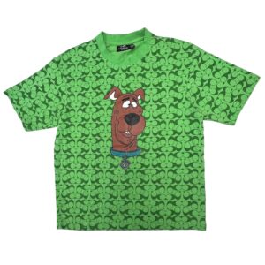 COACH x Scooby-Doo Signature T Shirt Green Monogram Graphic Tee Large L