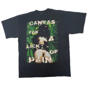 90s Vintage Cradle of Filth From Cradle to Enslave XL Blue Grape Metal Tee 1999