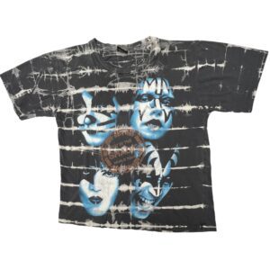VTG 90s KISS Hot In The Shade Tour Shirt L Metal Heaven Single Stitch Rock Tee