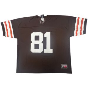 VTG 90s Cleveland Browns #81 Quincy Morgan Jersey XXL Logo Athletic Mesh NFL