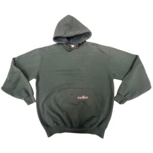 Vintage Carhartt K132 HTG Hunter Green Hoodie Men's M Heavyweight Pullover Y2K