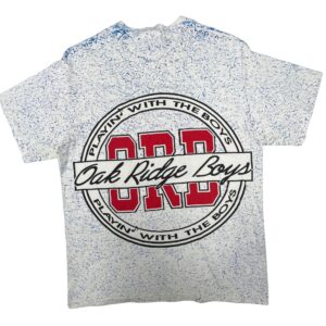 VTG 90s Oak Ridge Boys All Over Print T Shirt L Tee Jays USA Single Stitch AOP
