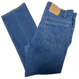 80s VTG Levi's 508 Orange Tab Jeans 38x32 Made USA Distressed Tapered Denim 1986