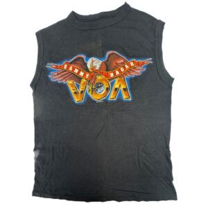 80s VTG Sammy Hagar VOA Tour Shirt Steady State Sleeveless Muscle Tank Rock 1984