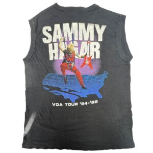 80s VTG Sammy Hagar VOA Tour Shirt Steady State Sleeveless Muscle Tank Rock 1984