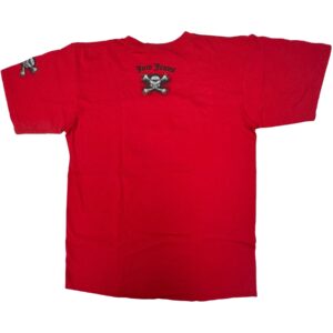 VTG 90s JNCO Jeans 8 Ball Skull Crossbones T Shirt L Red USA Skate Y2K Like New