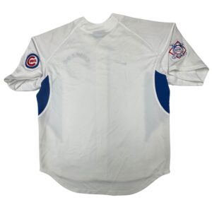 Vintage Nike Chicago Cubs MLB Baseball Jersey White Mesh Blank Back Men’s Large