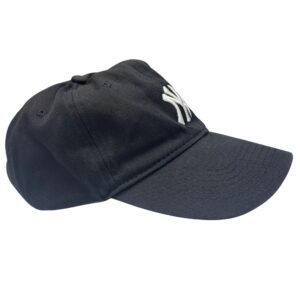 MLB Korea NY Yankees Denim Baseball Cap Hat Black Streetwear One Size