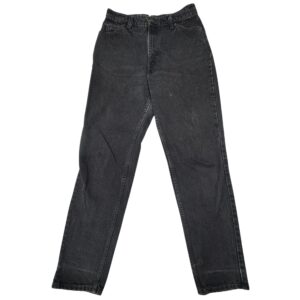 Vintage 90s Levi’s 631 Orange Tab Black Jeans High Rise Tapered Leg Canada Made
